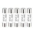 thumbnail image 1 of Unique Bargains Ceramic Cartridge Fuses 1A 250V Ceramic Fuses Fast Blow for Amplifier Energy Saving Lamp Ballast 5pcs, 1 of 4