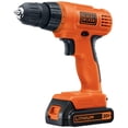 thumbnail image 3 of BLACK+DECKER LD120VA 20V MAX* Powerconnect Cordless Drill/Driver with 30 Piece Accessory Kit, 3 of 5