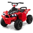 thumbnail image 1 of Costway 12V Battery Powered Kids Ride On ATV Electric 4-Wheeler Quad Car with  MP3 & Light, 1 of 10