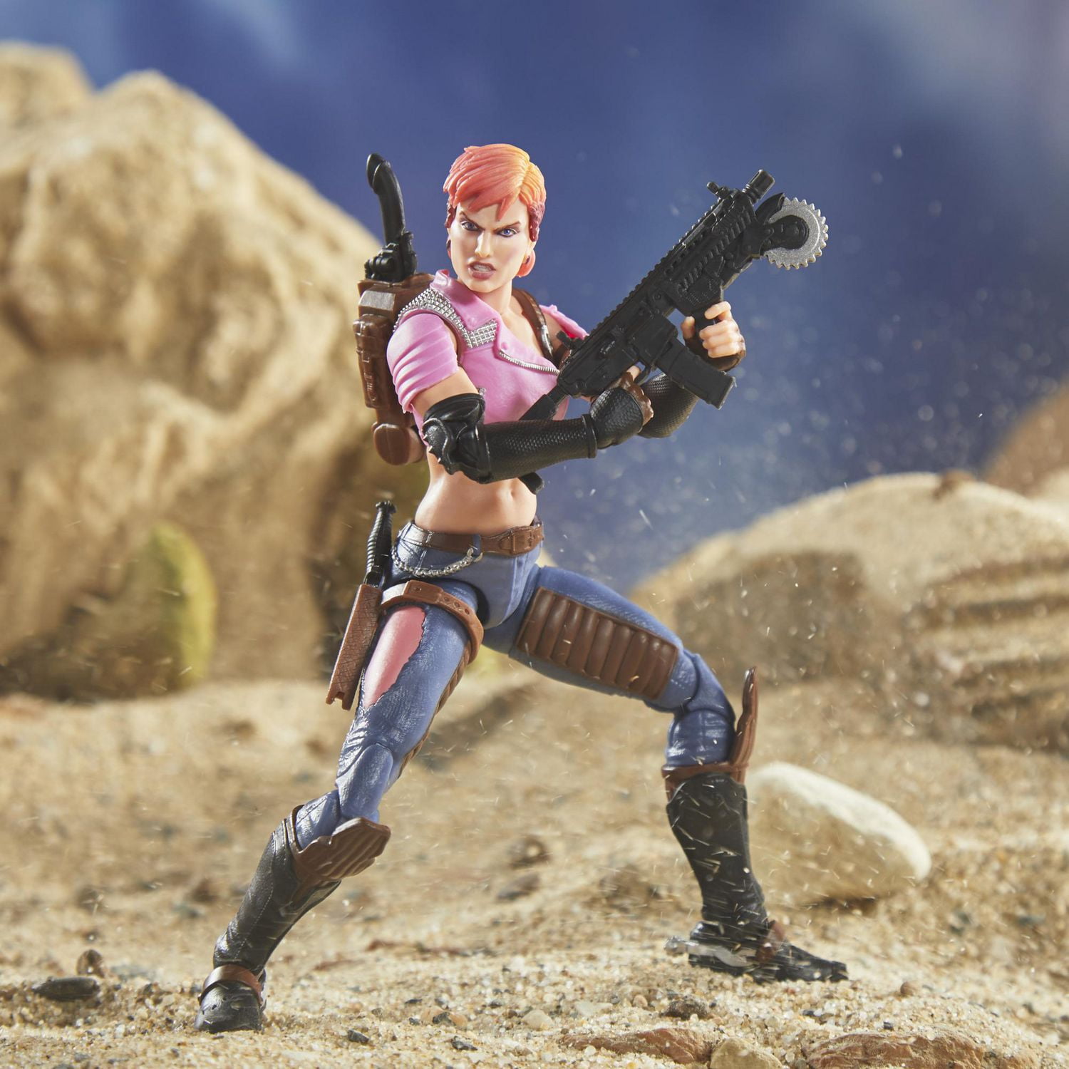 G.I. Joe Classified Series, figurine Zarana 48 de collection premium de 15 cm avec accessoires multiples, emballage spécial
