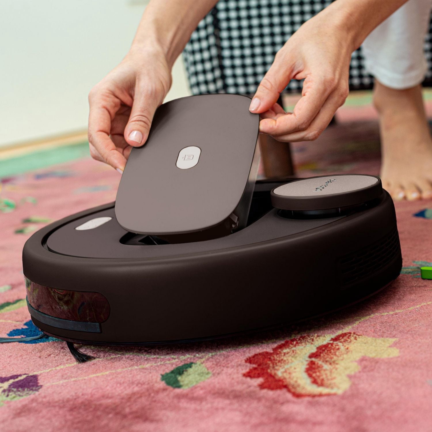 bObsweep PetHair Appetite Wi-Fi Connected Robotic Vacuum and Mop, with Q-SLAM Advanced Mapping Technology
