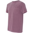 thumbnail image 3 of Comfort Colors Adult Garment-Dyed Heavyweight Pocket T-Shirt, L, Berry, 3 of 4