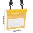 thumbnail image 3 of Offre à Durée Limitée Iumwxz Sac Étanche pour Téléphone Portable Écran Tactile Transparent Sac de Rangement Spécifique pour Téléphone de Plongée Sac de Protection Scellé pour Dérive et Jeu d'Eau Essentiels de Randonnée Accessoires de Camping, 3 of 6
