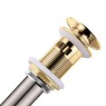 thumbnail image 4 of Pop-Up Bathroom Sink Drain with Overflow Brushed Gold, 4 of 8