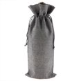 thumbnail image 2 of Wine Bags, 12pcs Simple Linen Fabric Wine Bag with Drawstring Champagne Decorative Cover, 2 of 8