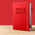 thumbnail image 2 of WHEANG Home Decor 2025 Academic Planner 2025 Monthly Tabs Daily Organizer Twin Wire Binding Pocket Folder Sticky Notes One Size Multi-Color, 2 of 9