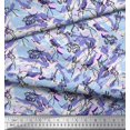 thumbnail image 3 of Soimoi Moss Georgette Fabric Animals Brush Stroke Decor Fabric Printed Yard 42 Inch Wide, 3 of 3