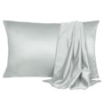 thumbnail image 1 of Unique Bargains Luxury Satin Pillowcase Cool Silk Pillow Case Cover, 1 of 9