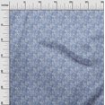 thumbnail image 2 of oneOone Georgette Viscose Medium Blue Fabric Abstract Texture Sewing Material Print Fabric By The Yard 42 Inch Wide, 2 of 4