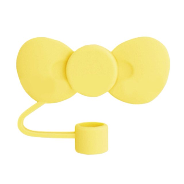 Lovely Bow Straw Covers Cap Toppers Compatible W/ 30&40oz ReusableNE L8X8