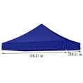 thumbnail image 4 of Toit de Remplacement pour Abri Extérieur Portable pour Gazebo Commercial Instantané – Rallonge à Cadre en Aluminium pour Camping, Terrasse et Usage en Plein Air, 4 of 6