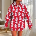 thumbnail image 2 of Horkkom Chandails à Capuchon d'Halloween pour Femmes Mode Décontractée Dames Hauts Imprimés à Manches Longues Blouse Chandails à Capuchon, 2 of 6