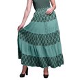 thumbnail image 1 of Bimba Printed SkirtsForWomen Long Length 5 Tier Cotton Skirt Boho Clothing, 1 of 5