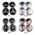 thumbnail image 2 of Centres de Roues Compatibles Mercedes-Benz 56 mm 4 Pcs, 2 of 8