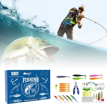 Hearth & Gear Luya Mystery Fishing Tackle All Fishing Kits Largemouth Smallmouth Trout Fishing Set Is For People Who Fishing Saltwater Tackle Halibut Rigs for Saltwater Ice Pole Hard Sturgeon Gear Ice