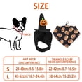 thumbnail image 3 of Halloween Pet Dog Bandana Set With Pumpkin Design Cute Costume Accessory For Small Medium Large Dogs Festive Holiday Outfit, 3 of 6