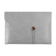 thumbnail image 2 of Clearance! Leather File Bag A4 File Bag Briefcase Button Business Office Storage Portable Large Capacity Folder Calf Stretch Box Unclaimed Pallets #02, 2 of 7