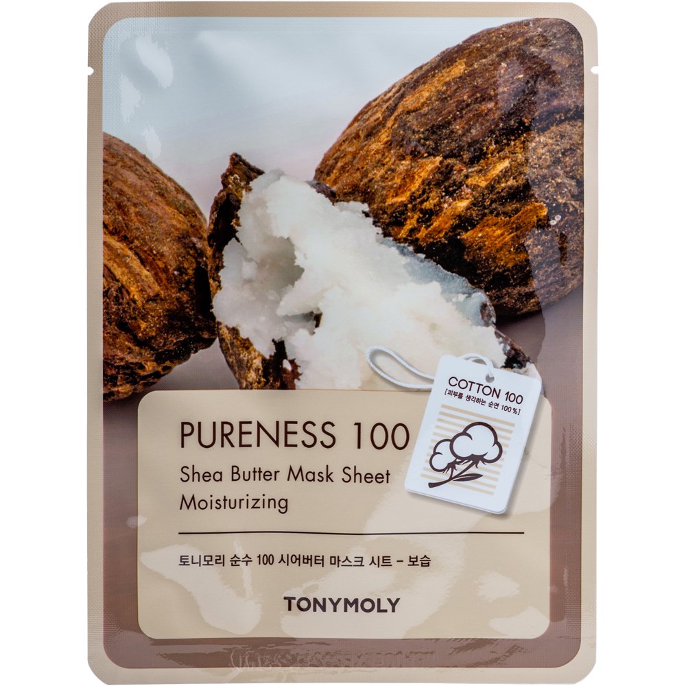 Tonymoly Pureness 100 Moisturizing Shea Butter Mask Sheet Facial 0.7oz 20g New