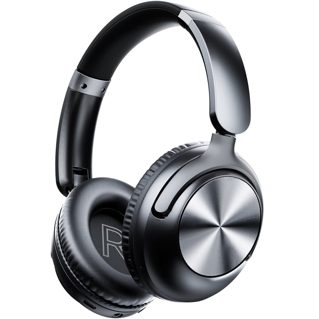 VEATOOL Hybrid Active Noise Cancelling Bluetooth Headphones,-56dB Bluetooth 6.0 Over Ear Wireless Headphones with 100H Playtime,Reduce Noise by Up to 95,Deep Bass, Memory Foam Earcups