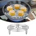 thumbnail image 1 of Égouttoir Vapeur pour Ustensiles de Cuisine 6 Pouces Rond en Acier Inoxydable Réutilisable Résistant à la Chaleur Facile à Nettoyer Grille Métallique pour Cuisson à la Vapeur et Rôtissage, 1 of 7
