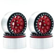 thumbnail image 1 of Moobody Aluminum Alloy Wheel Rim Beadlock Wheel Rims Hub 4pcs Replacement for 1/10 TRX4 Axial SCX10 90046 SCX10 III AXI03007 AXI03003 RC Car, 1 of 7