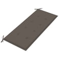 thumbnail image 4 of vidaXL Folding Garden Bench with Cushion 118 cm Bamboo, 4 of 5
