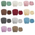 thumbnail image 4 of facefd Lot de 2 Housses de Chaise de Bureau Résistantes à l'Usure Lavables Multicolores Style Simple Décoration Maison Housse de Coussin Dossier Bleu Azur, 4 of 5
