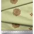 thumbnail image 3 of Soimoi Rayon Fabric Flower Artistic Printed Fabric 1 Yard 56 Inch Wide, 3 of 3