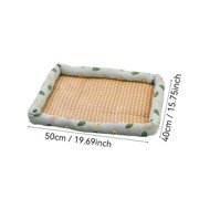 EGNMCR Dogs Bed Calming Cats Bed Dogs Pet Beds Cats Dog Bed Summer Coolin G Bed Puppy Pet Mat Pad House Comfortable Padded Soft Mat Pet Beds For Sleeping Pets Bed
