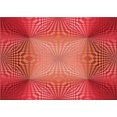 thumbnail image 1 of Ahgly Company Tapis Rectangulaire Lavable en Machine Rouge Transitionnel, 7 Pieds x 10 Pieds, 1 of 7