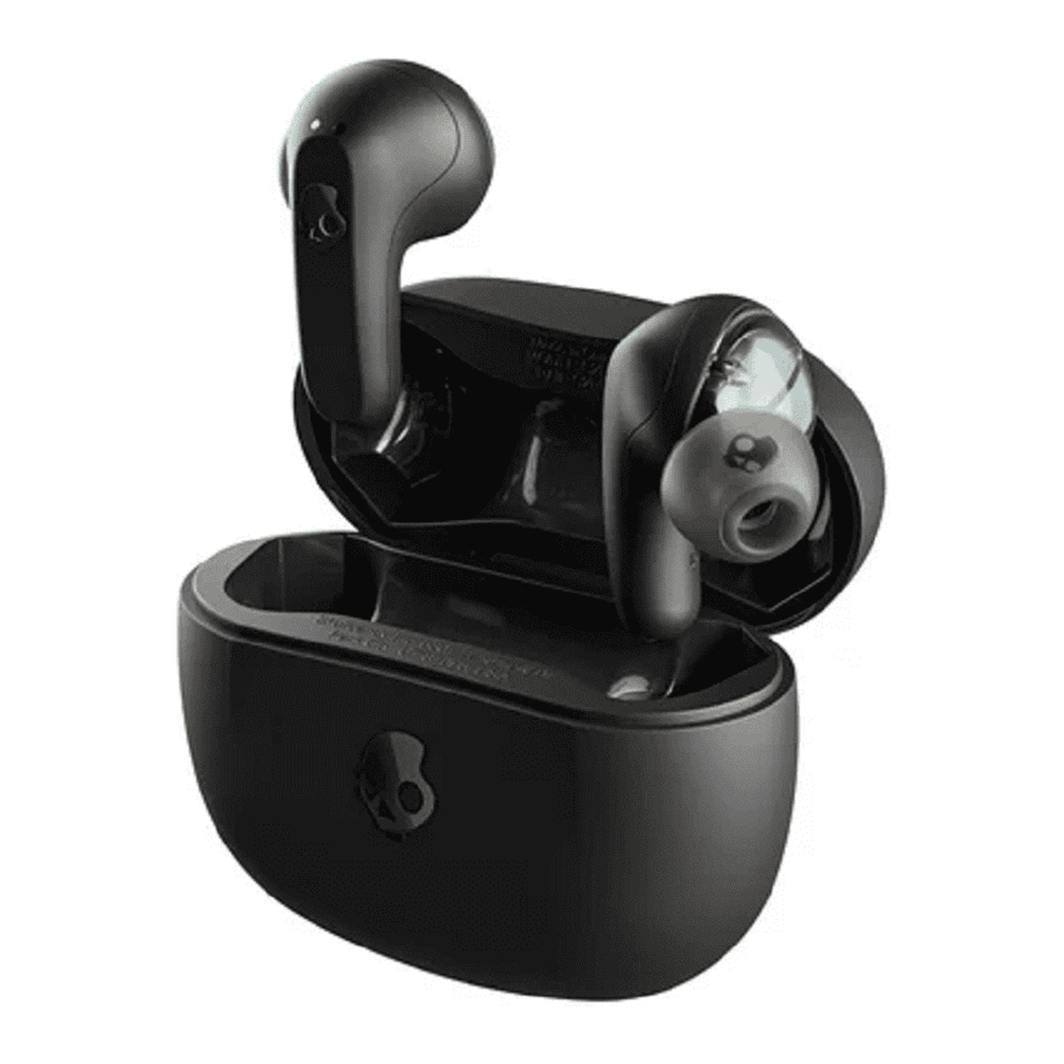 Refurbished Skullcandy S2RLW-Q786 Rail XT True Wireless Bluetooth in-ear Headphones with Skull-iQ in True Black