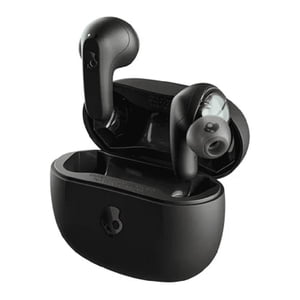 Refurbished Skullcandy S2RLW-Q786 Rail XT True Wireless Bluetooth in-ear Headphones with Skull-iQ in True Black