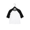 thumbnail image 1 of Bella + Canvas Toddler 3/4-Sleeve Baseball T-Shirt, 1 of 1