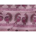 thumbnail image 4 of oneOone Viscose Jersey Fabric Peacock Block Print Sewing Fabric BTY 60 Inch Wide, 4 of 5