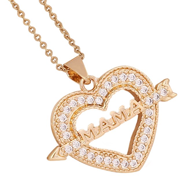 Women Pendant Necklace Decorative - Rhinestone Choker Necklace for Mother's Day