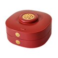 thumbnail image 3 of Lipstore Divided Serving Tray Food Server Snack Platter for Home Dining Room New Year Red, 3 of 8