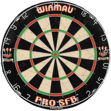 Winmau Pro SFB™ Bristle Dartboard – High‑Tensile Steel Wire & Cliple II, Staple‑Free Bull, WDF Spec, Anti‑Glare Number Ring