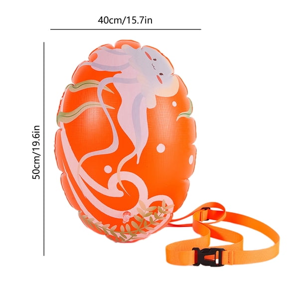 Bouée De Natation Sac étanche Gonflable étanche, Flotteur De Sécurité Bouée Hautement Visible Bulle De Natation Legere Et Visible Entrainement De Natation En Toute Securite Et Nage En Eau Libre P