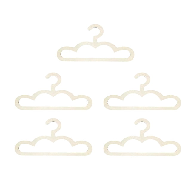 simhoa 5Pcs Baby Hangers for Closet Anti Slip Clothing Rack for Coat Coats Clothing