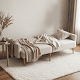 thumbnail image 4 of Canapé-lit Convertible 3 en 1 avec Dossier Réglable, Canapé Convertible Utilisé comme Canapé-Lit Ou Futon avec Tissu Rembourré pour Salon et Chambre, 4 of 8