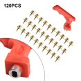 thumbnail image 4 of 120 Pieces 1/4 inch Track Spikes Steel Spikes for Shoe Spikes Replacements, 4 of 11