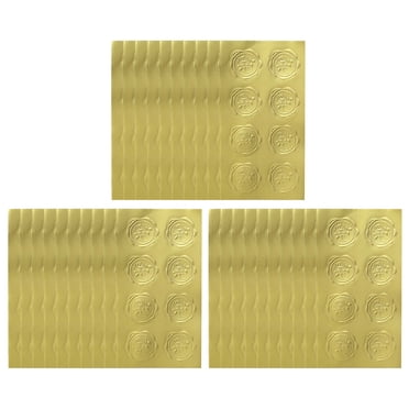 CIMAXIC 30 Sheets of Wax Seal Stickers Adhesive Seal Stickers Envelope Seal Sticker Gift Wrapping Stickers,5.12"X2.56"(LxW)