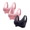 thumbnail image 2 of Timegard 3pc Wireless Bras for Women Seamless Back Smoothing Breathable Comfort Bralette Sports Bras, 2 of 7
