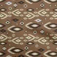 thumbnail image 1 of oneOone Tissu en Coton Flex Brun Ikat Matériel de Robe Tissu Imprimé Tissu au Mètre 40 Pouces de Large, 1 of 4