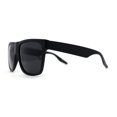 thumbnail image 4 of Polarized Mens Classic Sport Flat Top Horn Rim Large Sunglasses Matte Black, 4 of 4