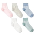 thumbnail image 1 of George Women's Quarter-Crew Socks 5-Pack, 1 of 1