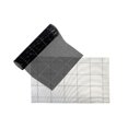 thumbnail image 1 of Woven Pvc Placemat Set Of 4 Square Block White/Black, 1 of 4