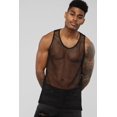 thumbnail image 1 of Faithtur Male Mesh Sleeveless Fishnet Tank Tops,Workout Underwear Vest, 1 of 10