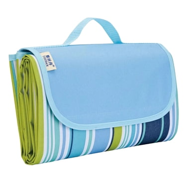 Meitianfacai Couvertures de Pique-Nique, 57x31.5 Pouces Très Grande Couverture de Plage en Oxford Imperméable pour Camping, Extérieur, Pliable, Légère, Imperméable et Anti-Sable, Tapis pour le Printemps et l'Été Camping, Parc, Plage, Voyage