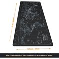 thumbnail image 3 of Mouse Pad Large Gaming Desk Mat Extended Mousepad with Personalized Design Keyboard Pad for Laptop, Computer and PC - 35.4 x 15.7 inches Black World Map, 3 of 5